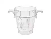 LivingStyles Madison Ave Cut Glass Ice Bucket, Medium offer