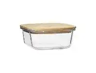 Ecology Nourish Square Glass Container, 15cm