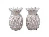 LivingStyles Palm Beach 2 Piece Aluminium Salt & Pepper Shaker Set offer