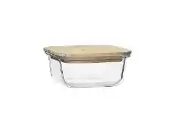 LivingStyles Ecology Nourish Square Glass Container, 13.5cm offer