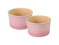 LivingStyles Chasseur La Cuisson 2 Piece Ramekin Set, Cherry Blossom offer