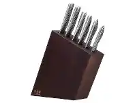 LivingStyles Global Kyoto 7Piece Knife Block Set, Ash offer