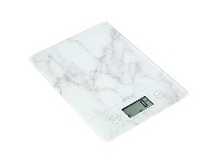 LivingStyles Avanti Compact Kitchen Scale, White Marble offer