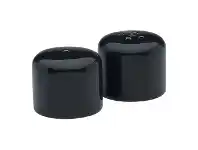 LivingStyles Ecology Mineral Stoneware Salt & Pepper Shaker Set, Midnight offer