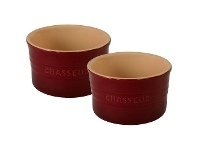 LivingStyles Chasseur La Cuisson 2 Piece Ramekin Set, Bordeaux offer
