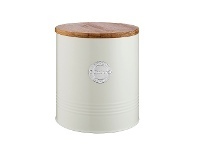 LivingStyles Typhoon Living Cookies Canister, 3.4 Litre, Cream offer