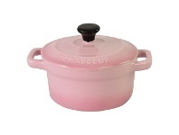 LivingStyles Chasseur La Cuisson Mini Cocotte, 10cm, Cherry Blossom offer
