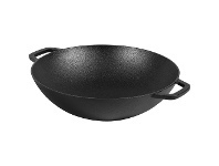LivingStyles Pyrolux Pyrocast Cast Iron Wok, 37cm offer
