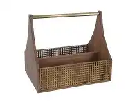 LivingStyles Luxe Timber & Iron Cutlery Caddy offer
