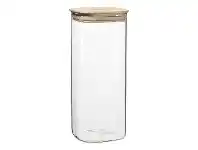 LivingStyles Ecology Pantry Square Glass Canister, Extra Large offer