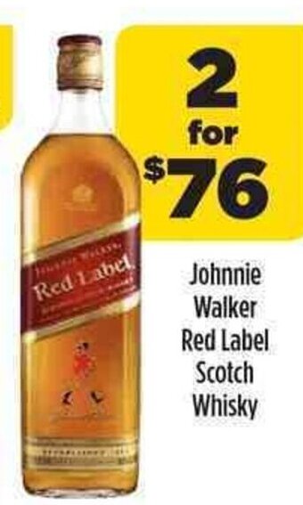 Liquorland Johnnie Walker Red Label Scotch Whisky offer