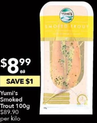 Yumi's Smoked Trout 100g