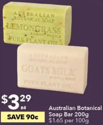 Ritchies Australian Botanical Soap Bar 200g offer
