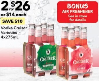 Ritchies Vodka Cruiser 4x275ml offer