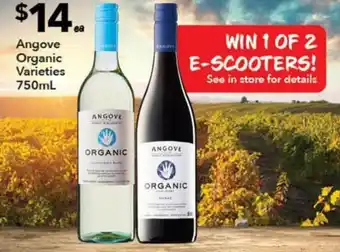 Ritchies Angove Organic 750ml offer