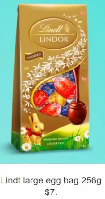 Kmart Lindt Large Egg Bag 256g offer