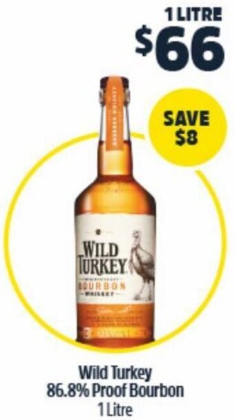 BWS Wild Turkey 86.8% Proof Bourbon offer