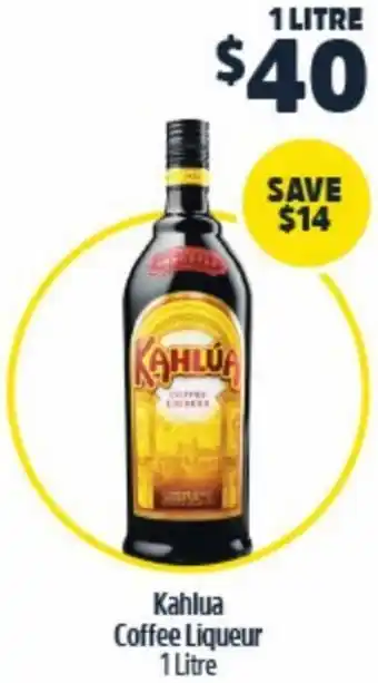 BWS Kahlua Coffee Liqueur 1 Litre offer