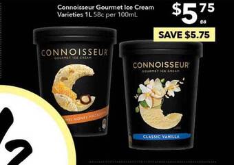 Ritchies Connoisseur Gourmet Ice Cream offer