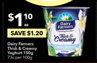 Dairy Farmers Thick & Creamy Yoghurt