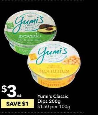 Ritchies Yumi's Classic Dips 200g offer