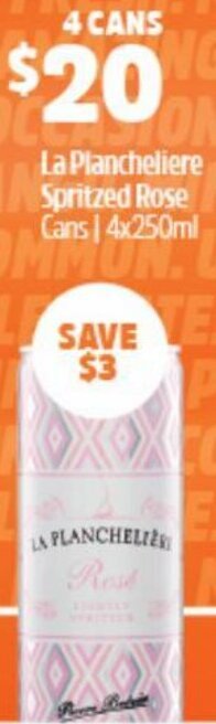 BWS La Plancheliere Spritzed Rose offer