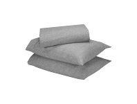 Kmart Marle Cotton Flannelette Sheet Set - Queen Bed, Light Grey offer