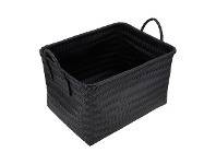 Kmart Rectangle Basket with Handles - Black offer