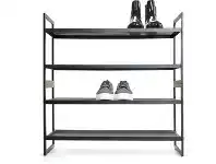 Kmart 2 Tier Metal Stackable Mesh Shoe Rack offer