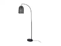 Kmart Black Rattan Shade Floor Lamp offer