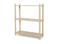 Kmart 3 Tier Oak Look Modular Shelving offer