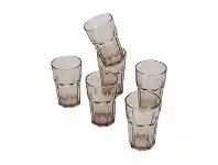 Kmart 6 Cafe Tawny Hiball Glasses offer
