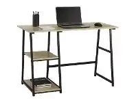 Officeworks Studymate Dyson Trestle Shelf 1100mm Desk Oak Black offer