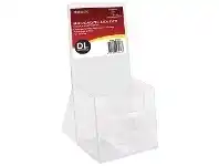 Officeworks Deflect-O deflecto Extra Capacity DL Portrait Brochure Holder offer