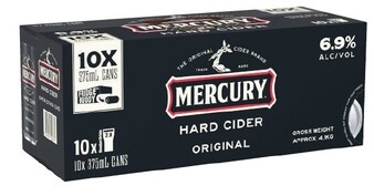 Coles Mercury Hard Cider Cans 10x375mL offer