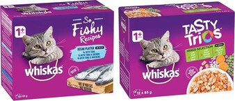 Coles Whiskas Oh So or Tasty Trios Cat Food 12x85g offer