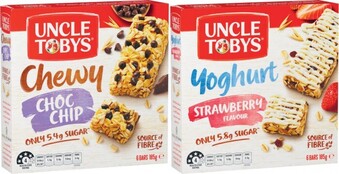 Coles Uncle Tobys Muesli Bars 185g offer