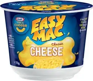 Coles Kraft Easy Mac Cheese Bowl 73g offer