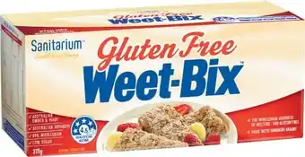 Coles Sanitarium Weet-Bix Gluten Free 375g-400g offer