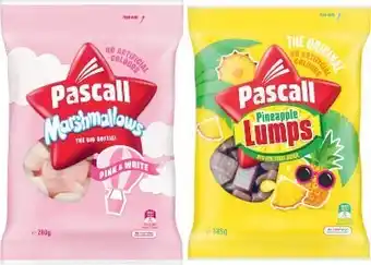 Coles Pascall Bag 160g-350g offer