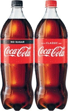 Coles Coca-Cola Soft Drink 1.25 Litre offer