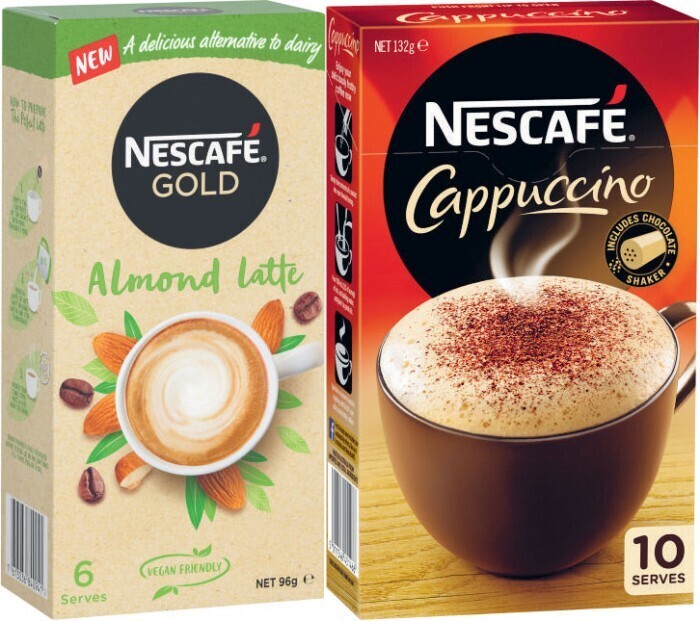 Nescafé Coffee Sachets 10 Pack or Gold Sachets 6 Pack8 Pack offer at Coles