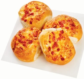 Coles Coles Bakery Cheese & Bacon or Cheese Rolls 4 Pack offer