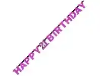 The Party People Shop Banner - Pink Celebration, 21st Birthday offer