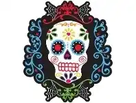 The Party People Shop Cardboard Cutout - Day of the Dead offer