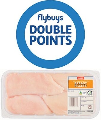 Coles Coles RSPCA Approved Chicken Breast Fillets Large Pack offer