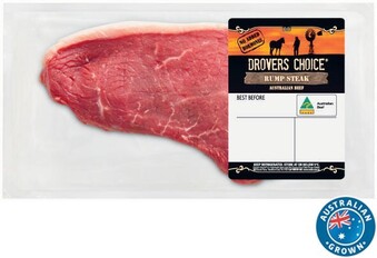 Coles Drovers Choice Beef Rump Steak 230g offer