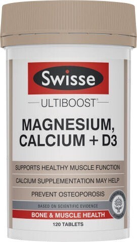 Coles Swisse Ultiboost Magnesium Calcium + D3 Tablets 120 Pack offer