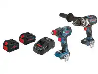 Total Tools Bosch 2 Piece Procore 18V Brushless 2x8.0Ah Combo Kit offer