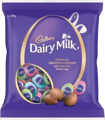 Coles Cadbury Dairy Milk Eggs 243g offer